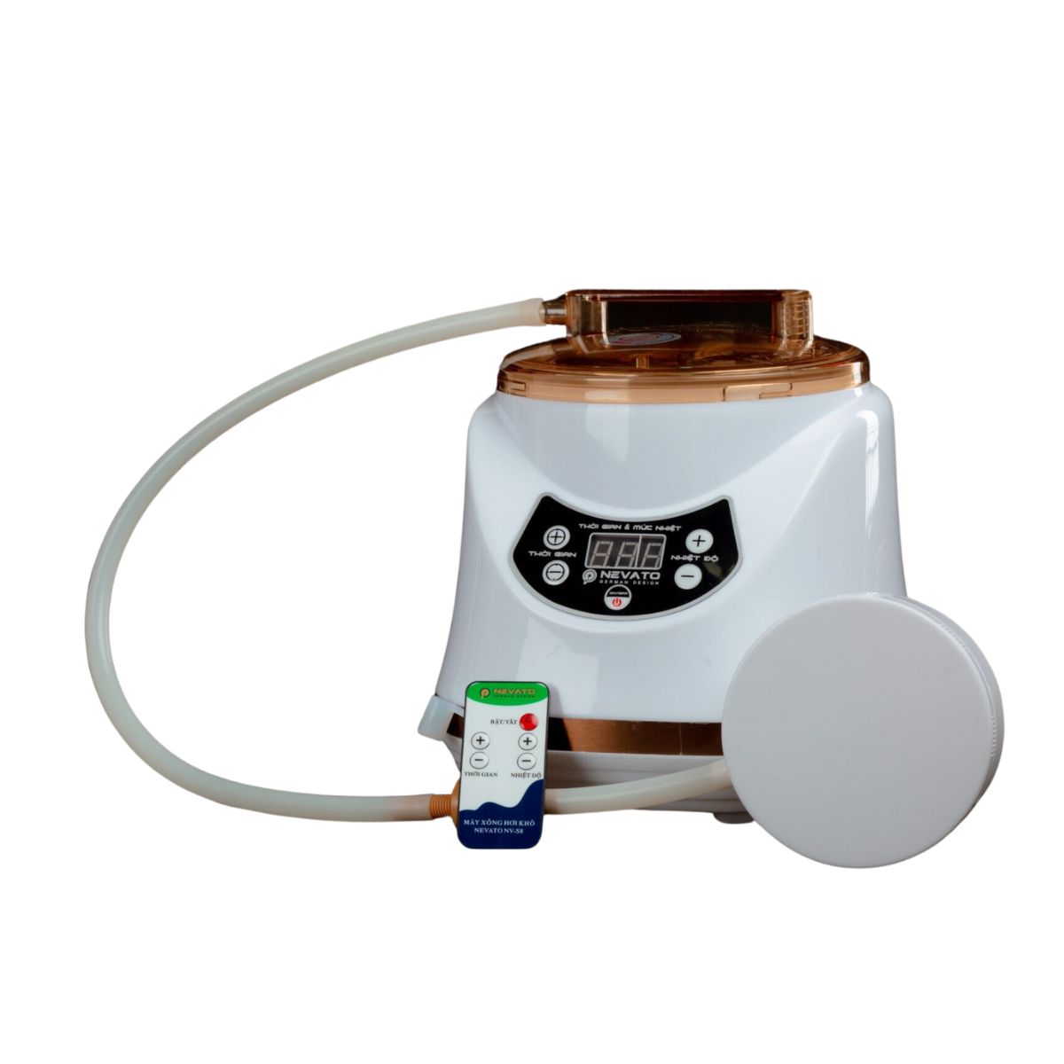 Máy xông hơi toàn thân NEVATO NV-S8, Nhựa ABS chắc chắn - Tặng tinh dầu xông cảm